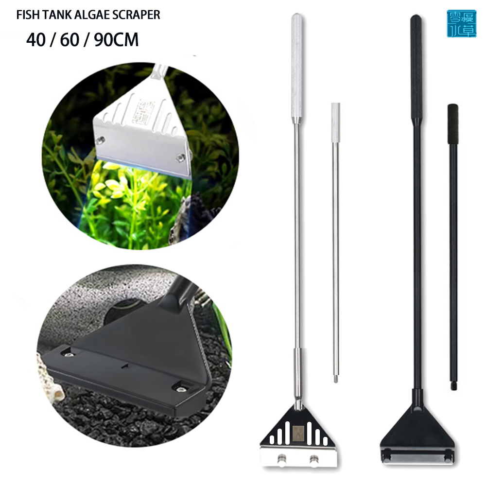 Algae Scraper Blade - Aquarium Stainless Steel Fish Tank Algae