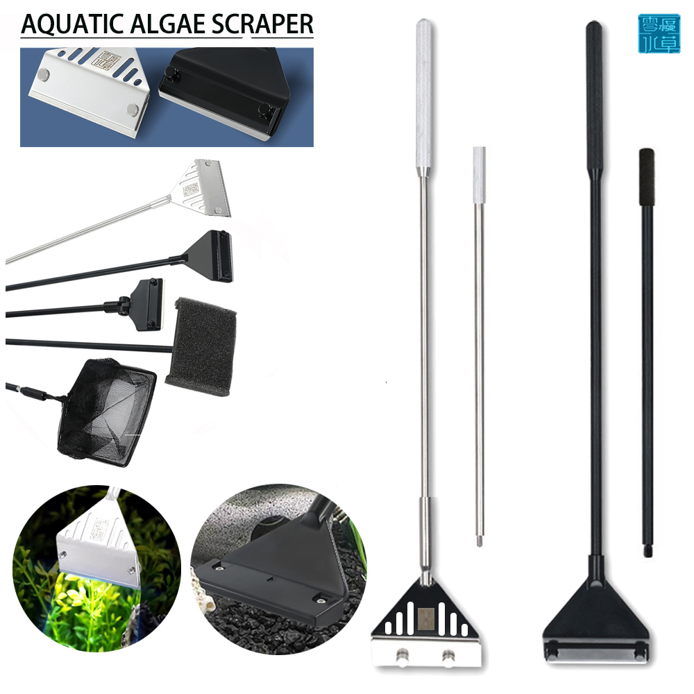 Algae Scraper Blade - Stainless Steel Aquarium Fish Tank Algae