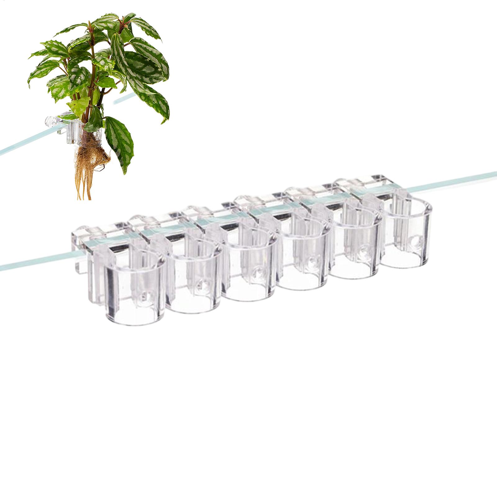 Aquarium Fish Pot - Mini Fish Tank Planter Pot 6Pcs