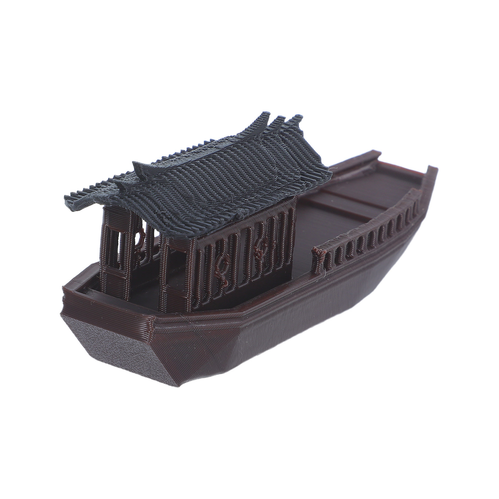 Aquarium Fishing - Miniature Chinese Fishing Boat Vintage Floating