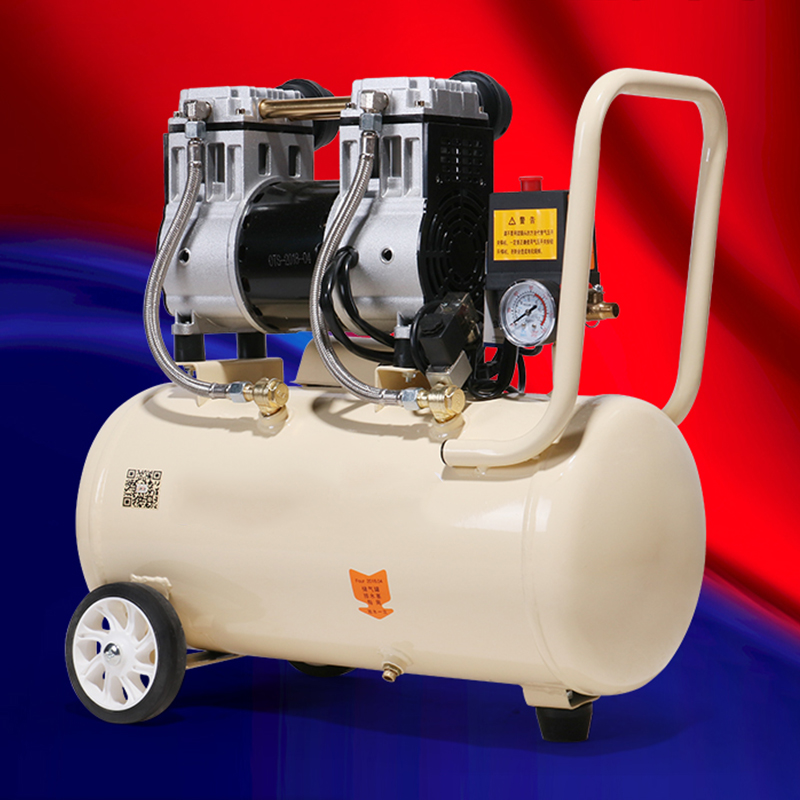 Air Pump Silent - 220V Small Air Compressor Oil-free Silent