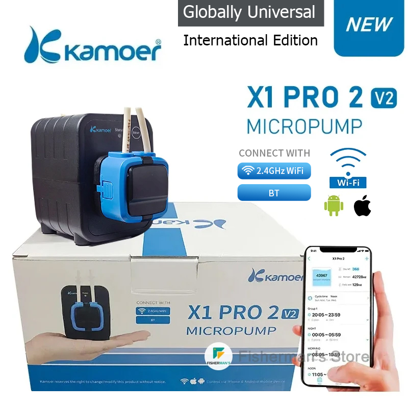 Kamoer X1 PRO 2 V2 WiFi Blueto - огляд і ціна Aquarium Fish Care
