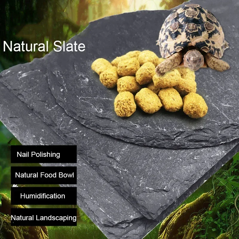Natural Slate Aquarium Pet Rep - огляд і ціна Aquarium Fish Pot