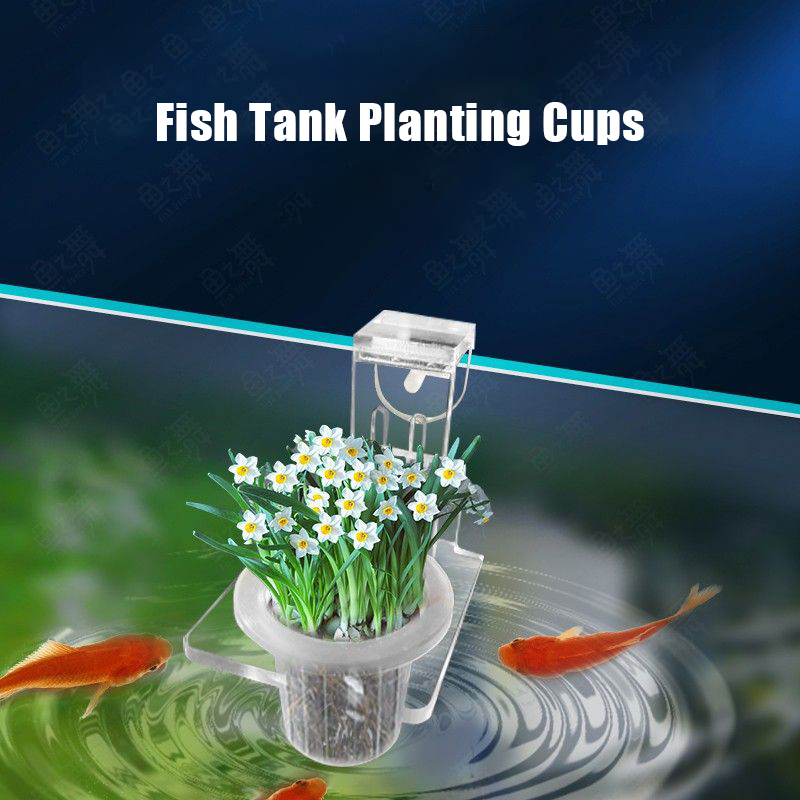 Fish Tank Planting Cups Hydrop - огляд і ціна Aquarium Fish Pot