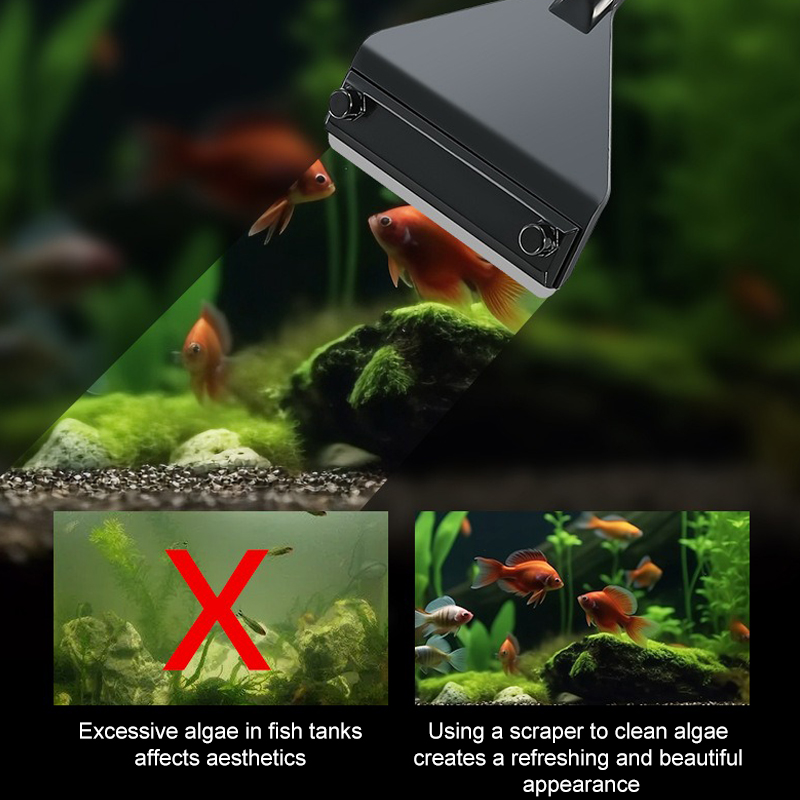 Aquarium Algae Remover Aluminu - огляд і ціна Algae Scraper Blade