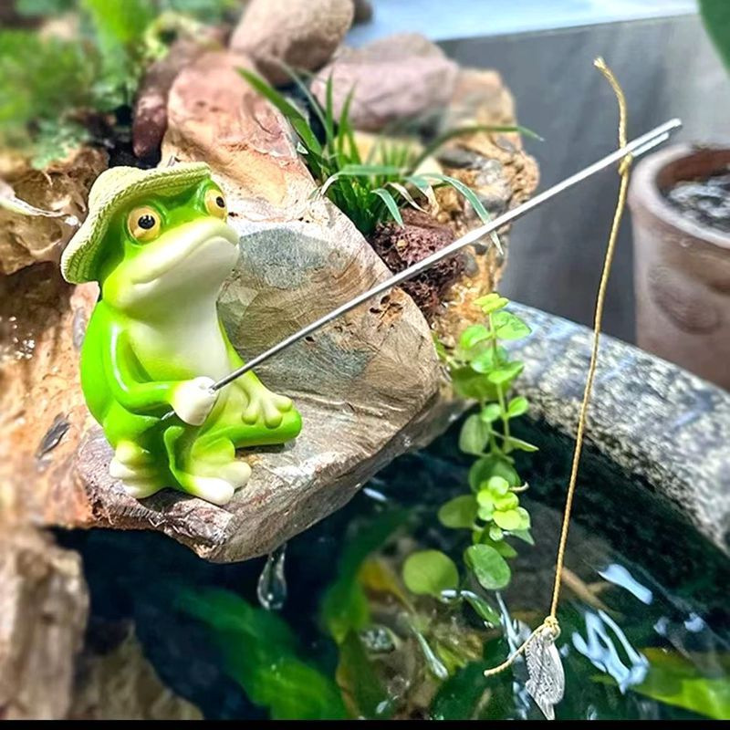 Fishing Frog Statue Outdoor Ga - огляд і ціна Aquarium Fish To Buy