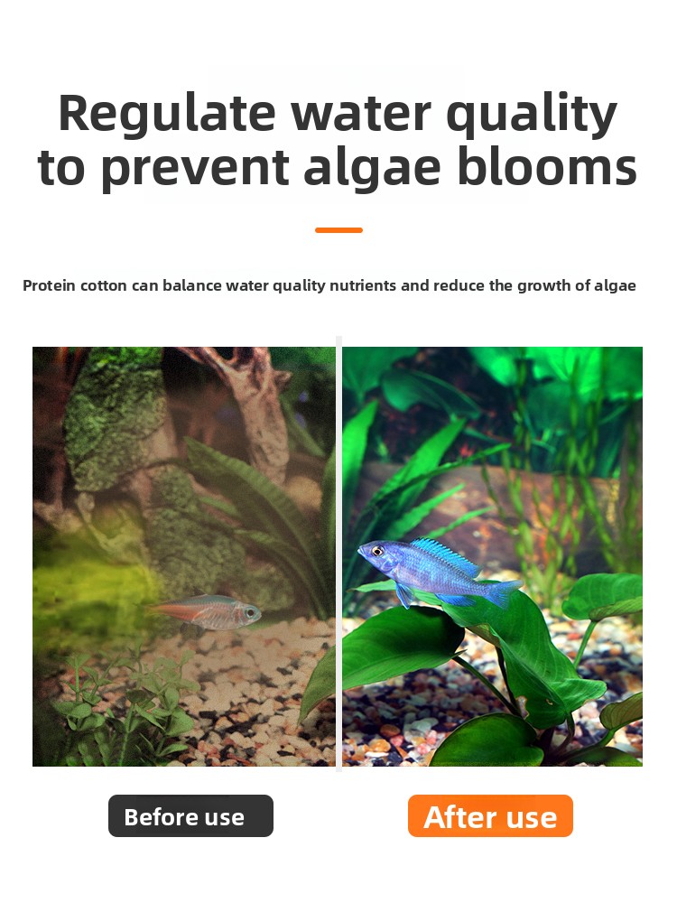 AC protein cotton aquarium fis - огляд і ціна Aquarium Fish Yellow