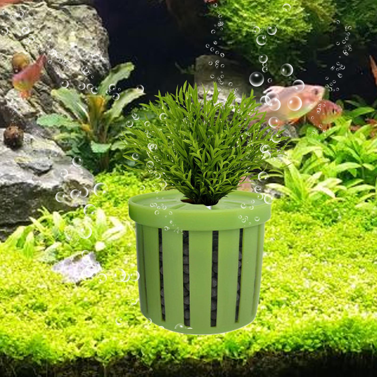 4 Pieces Aquarium Planter Pot  - огляд і ціна Aquarium Fish Pot