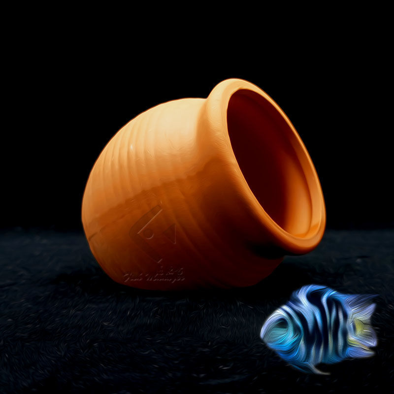 Aquarium Mini Ceramic Tank Fis - огляд і ціна Aquarium Fish Pot