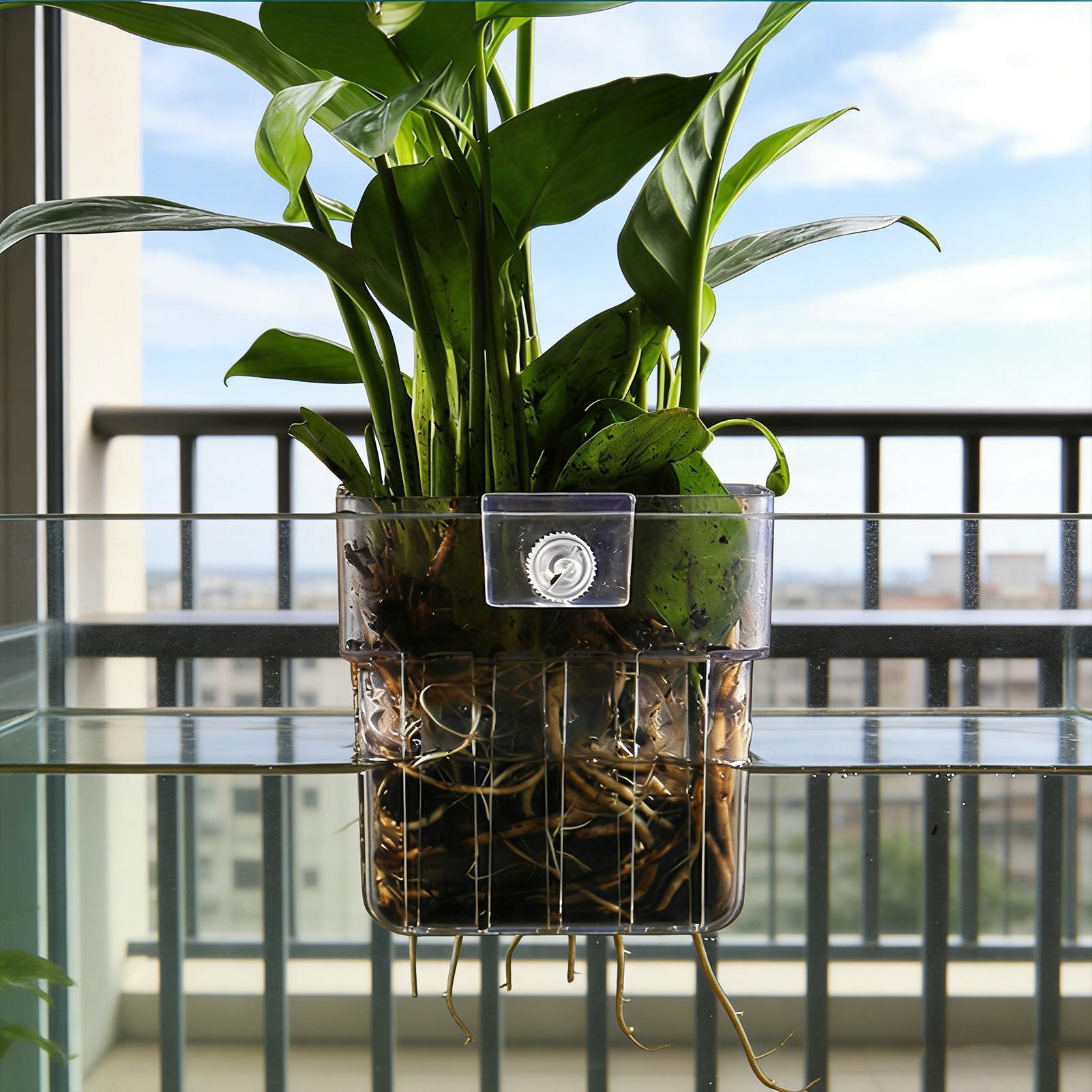 Aquarium Transparent Hanger Po - огляд і ціна Aquarium Fish Pot