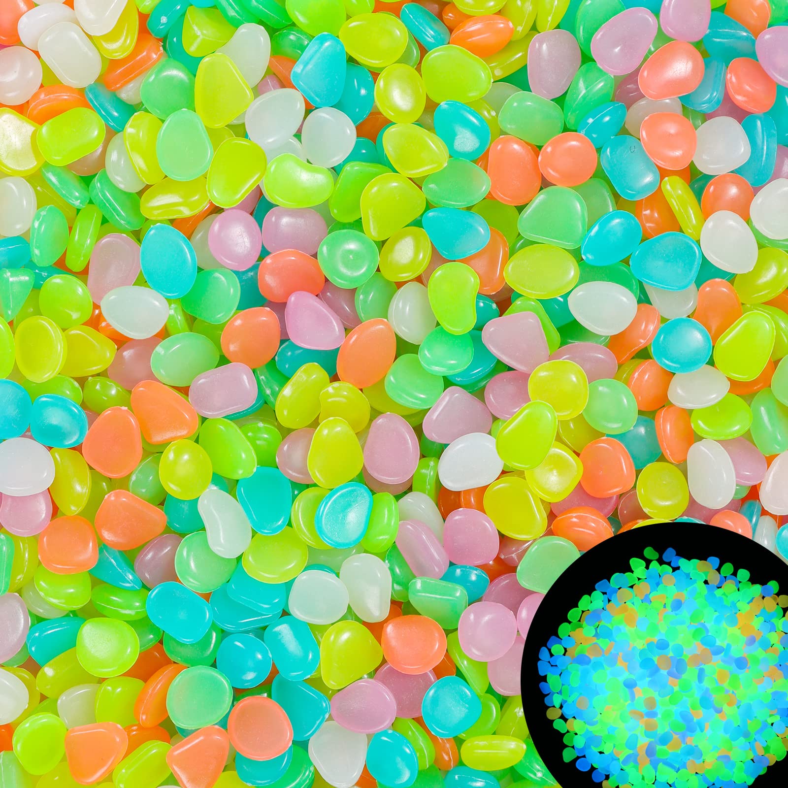 100Pcs Glow in the Dark Garden - огляд і ціна Aquarium Fishing