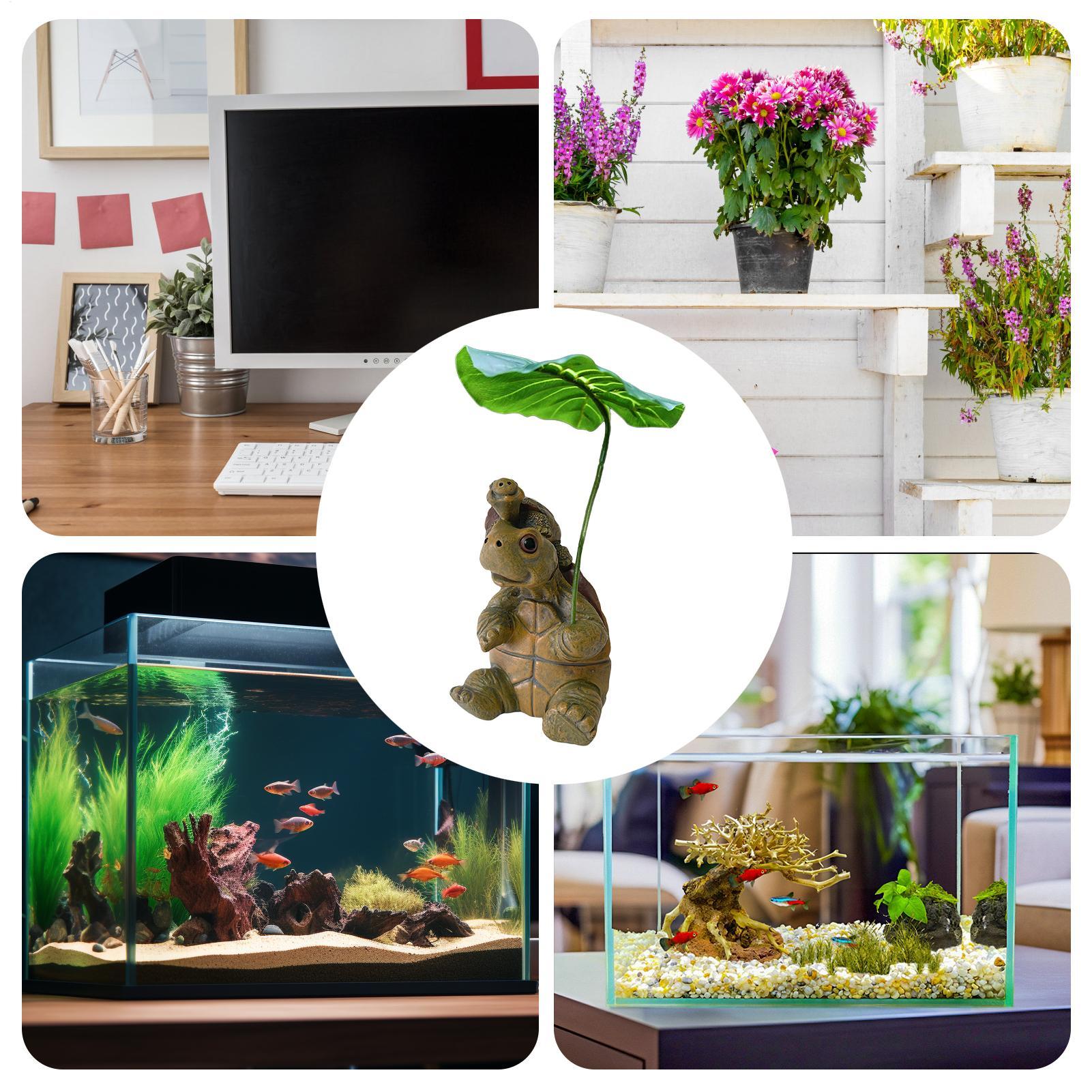 Turtle Figurine Fish Tank Deco - огляд і ціна Aquarium Fish Pot