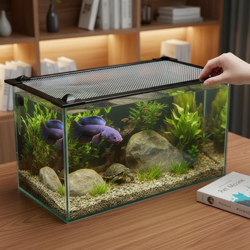 Magnetic Fish Tank Anti Jump M - огляд і ціна Aquarium Fish Jump Guard